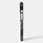 Schöne Phantastische Grüne Aurora Textur Design Case-Mate iPhone Hülle (Rückseite / Links)
