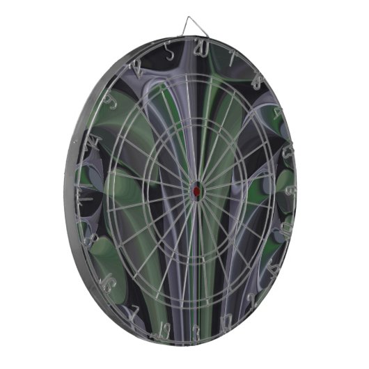 Schöne Phantastische Grüne Aurora Textur Design Dartscheibe (Vorderseite Links)