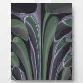 Schöne Phantastische Grüne Aurora Textur Design Fotoplatte (Vorderseite)