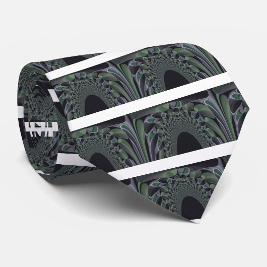 Schöne Phantastische Grüne Aurora Textur Design Krawatte (Gerollt)