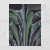 Schöne Phantastische Grüne Aurora Textur Design Postkarte (Vorderseite)