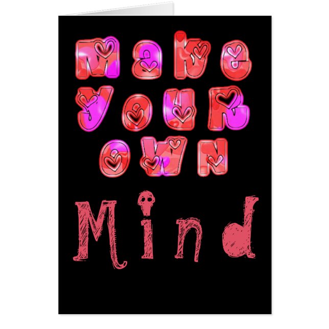 Schöne Phantastische Grußkartenvorlage (Vorne)