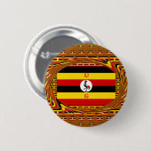 Schöne phantastische Hakuna Matata Lovely Uganda C Button (Vorne & Hinten)