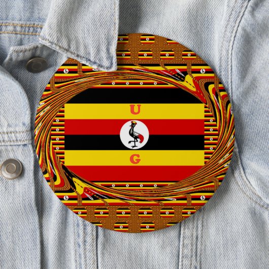 Schöne phantastische Hakuna Matata Lovely Uganda C Button (Beispiel)