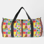 Schöne Phantastische Happy Earth Colors Collage Duffle Bag (Rückseite)