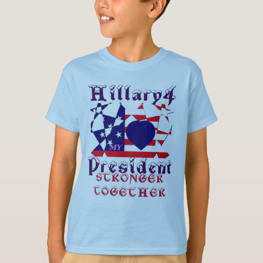 Schöne phantastische I Liebe Hillary für den US-Pr T-Shirt (Vorderseite)