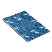 Schöne Phantastische Iridescent Blue Kaleidoskop K Notizblock (Rechte Seite)