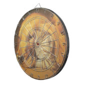 Schöne Phantastische Katze und Hund Cuddling Art P Dartscheibe (Vorderseite rechts)