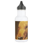 Schöne Phantastische Katze und Hund Cuddling Art P Edelstahlflasche (Links)