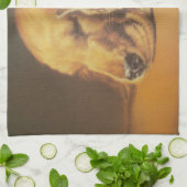 Schöne Phantastische Katze und Hund Cuddling Art P Handtuch (Gefaltet)