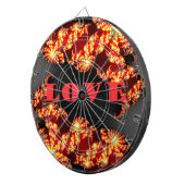 Schöne phantastische Liebe Dartscheibe (Vorderseite rechts)