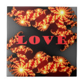 Schöne phantastische Liebe Fliese (Vorderseite)