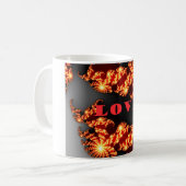 Schöne phantastische Liebe Kaffeetasse (Vorderseite Links)