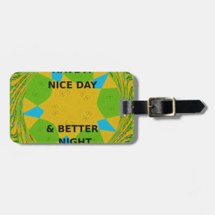 Schöne phantastische niedliche Abstrakt haben eine Gepäckanhänger