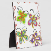 Schöne, phantastische Niedliche Schmetterlingskuns Fotoplatte (Seite)