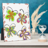 Schöne, phantastische Niedliche Schmetterlingskuns Fotoplatte (Seite)