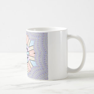 Schöne, Phantastische, pastellfarbene geometrische Kaffeetasse