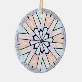 Schöne, Phantastische, pastellfarbene geometrische Keramikornament (Rechts)