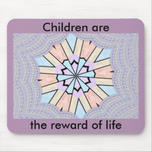 Schöne, Phantastische, pastellfarbene geometrische Mousepad