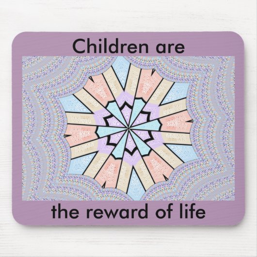 Schöne, Phantastische, pastellfarbene geometrische Mousepad (Vorne)