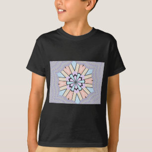 Schöne, Phantastische, pastellfarbene geometrische T-Shirt