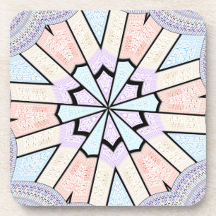Schöne, Phantastische, pastellfarbene geometrische Untersetzer