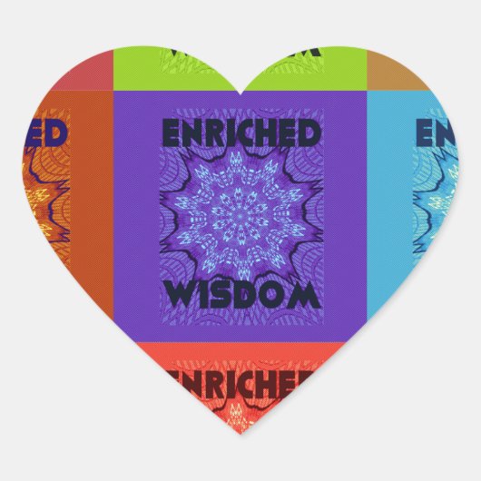 Schöne Phantastische Pop Kunst, Dichtung und Musik Herz-Aufkleber (Vorderseite)