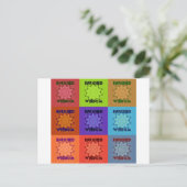 Schöne Phantastische Pop Kunst, Dichtung und Musik Postkarte (Stehend Vorderseite)