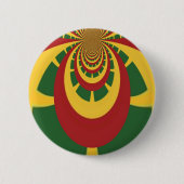 Schöne Phantastische Rasta-Farben Kunstdrucken Button (Vorderseite)