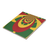 Schöne Phantastische Rasta-Farben Kunstdrucken Fliese (Seite)