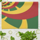 Schöne Phantastische Rasta-Farben Kunstdrucken Handtuch (Gefaltet)