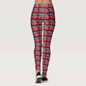Schöne Phantastische Red Apples Zuhause-Wochenende Leggings (Rückseite)