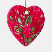 Schöne Phantastische rote Blume Keramikornament (Rechts)