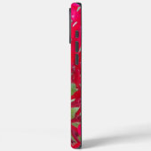 Schöne Phantastische Rote Blume personalisiert iPh Case-Mate iPhone Hülle (Rückseite / Links)