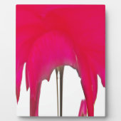 Schöne phantastische Rote Rose unter weißem Himmel Fotoplatte (Vorderseite)