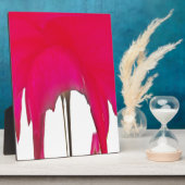 Schöne phantastische Rote Rose unter weißem Himmel Fotoplatte (Seite)