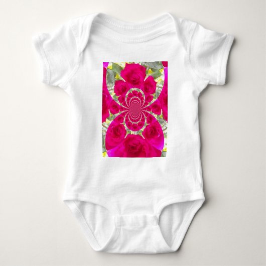 Schöne Phantastische Rote Rosen.jpg Baby Strampler (Vorderseite)