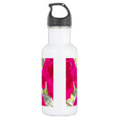 Schöne Phantastische Rote Rosen.jpg Trinkflasche (Rückseite)