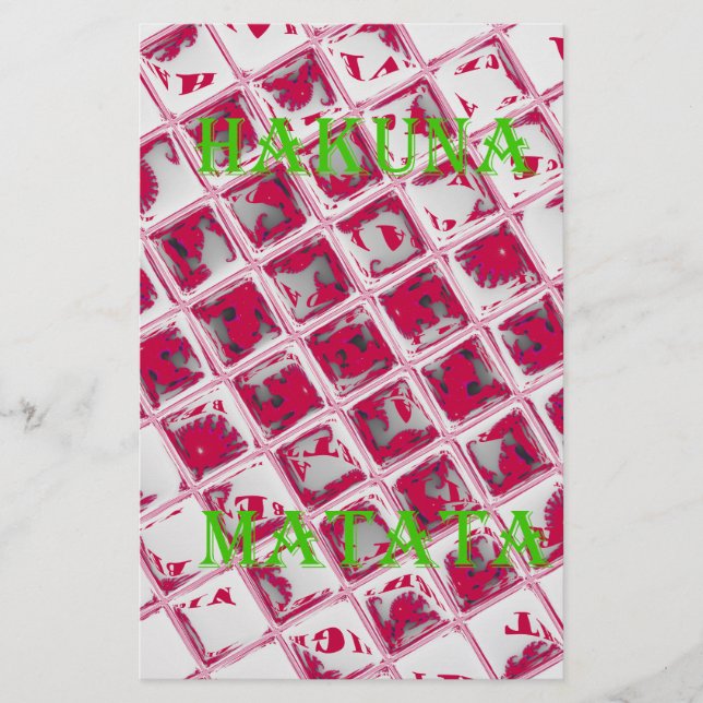 Schöne Phantastische Rote Stilelemente Spiegelbild (Vorderseite)