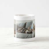 Schöne Phantastische Weihnachtsfoto Collage Tasse (Mittel)