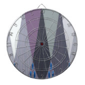 Schöne Phantastische Zickzack Design Kunst, Dichtu Dartscheibe (vorne)