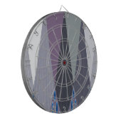 Schöne Phantastische Zickzack Design Kunst, Dichtu Dartscheibe (Vorderseite Links)