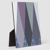 Schöne Phantastische Zickzack Design Kunst, Dichtu Fotoplatte (Seite)