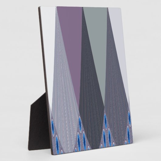 Schöne Phantastische Zickzack Design Kunst, Dichtu Fotoplatte (Seite)