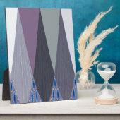 Schöne Phantastische Zickzack Design Kunst, Dichtu Fotoplatte (Seite)