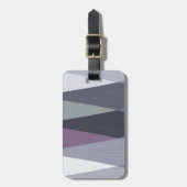 Schöne Phantastische Zickzack Design Kunst, Dichtu Gepäckanhänger (Vorderseite vertikal)