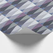 Schöne Phantastische Zickzack Design Kunst, Dichtu Geschenkpapier (Ecke)