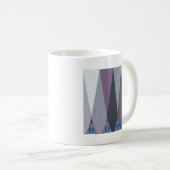 Schöne Phantastische Zickzack Design Kunst, Dichtu Kaffeetasse (VorderseiteRechts)