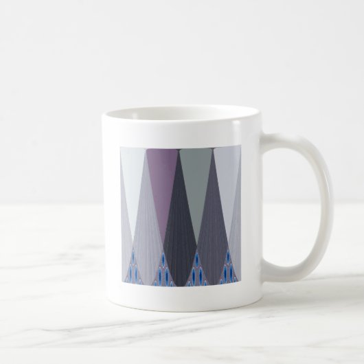 Schöne Phantastische Zickzack Design Kunst, Dichtu Kaffeetasse (Rechts)