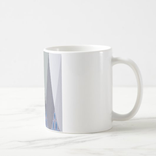 Schöne Phantastische Zickzack Design Kunst, Dichtu Kaffeetasse (Rechts)